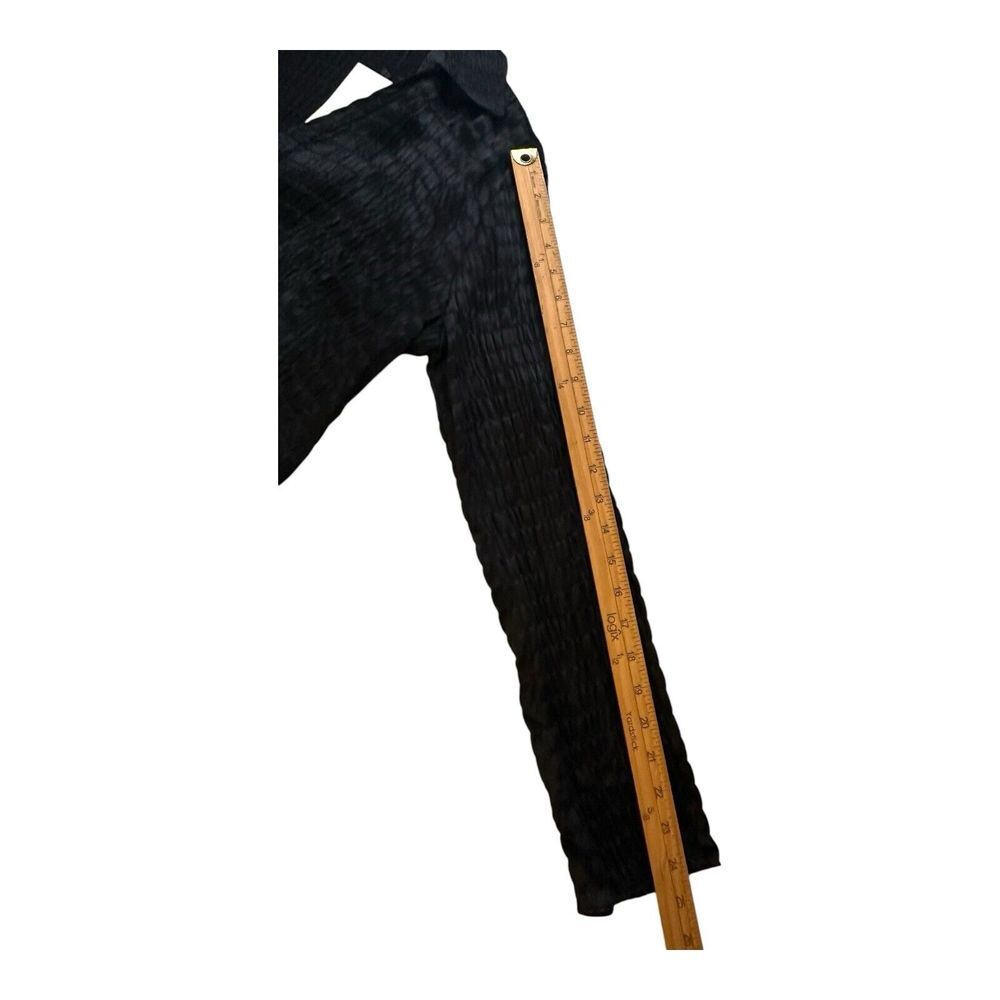 Zara Black‎ Basic Satin Effect Button Down Loose … - image 10